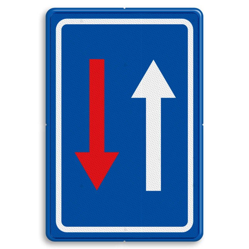 Tijdelijke wegsignalisatie verkeersbord type B21 - smalle doorgang huren