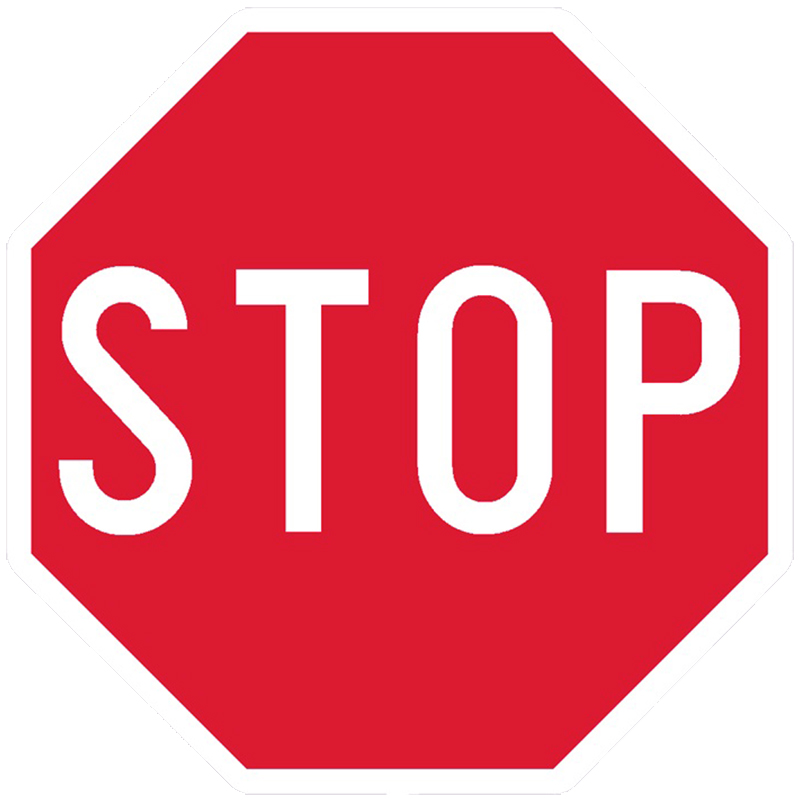 Verkeersbord B5 – STOP huren
